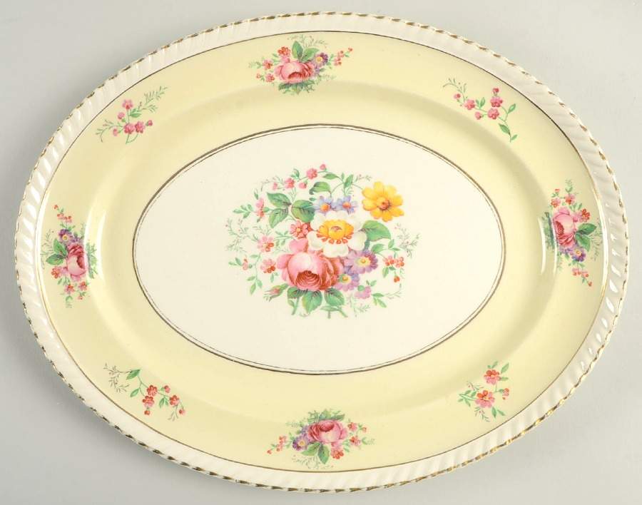 JB66 12" Oval Serving Platter by Johnson Brothers-1