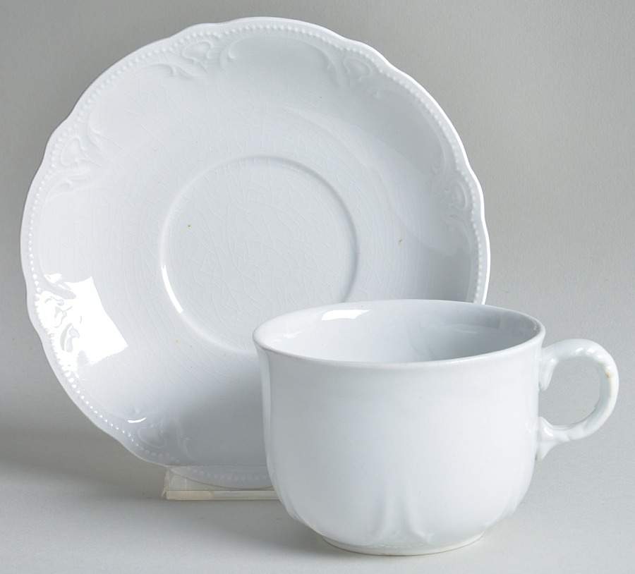 JB68 Flat Cup & Saucer Set by Johnson Brothers-1