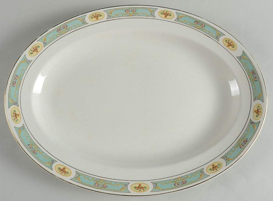JB7 10" Oval Serving Platter by Johnson Brothers-1