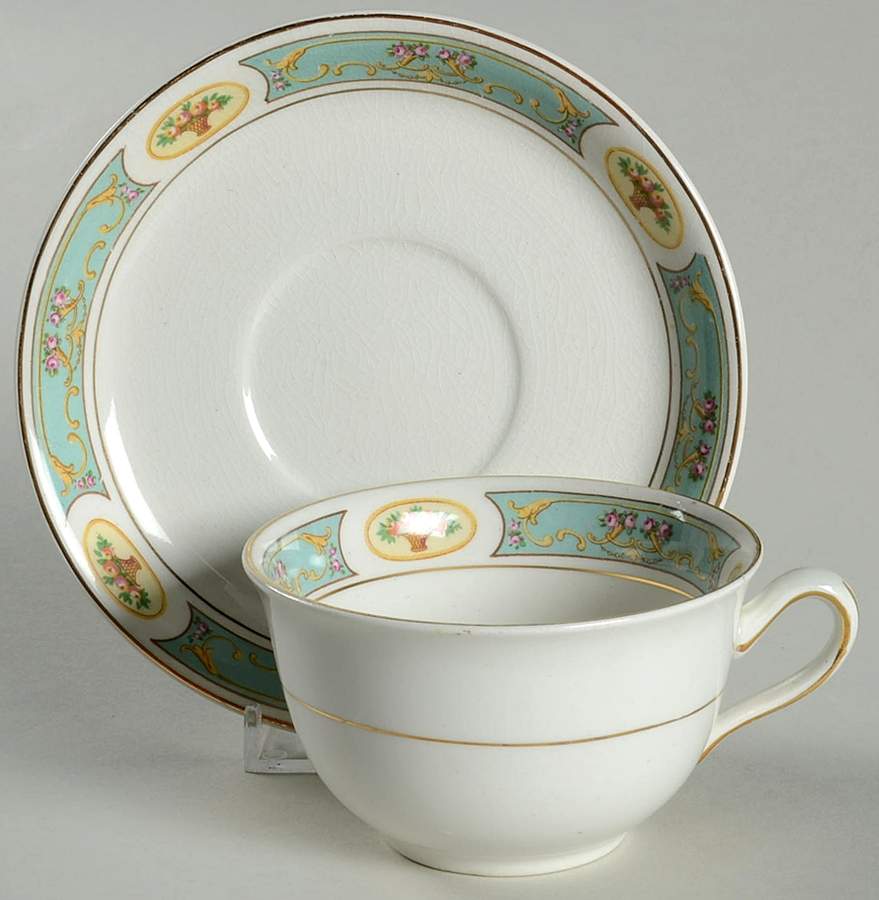 JB7 Flat Cup & Saucer Set by Johnson Brothers-1