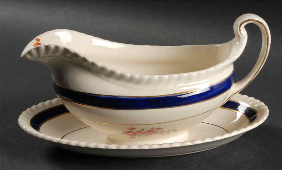 Ranelagh Gravy Boat & Underplate/Relish by Johnson Brothers-1