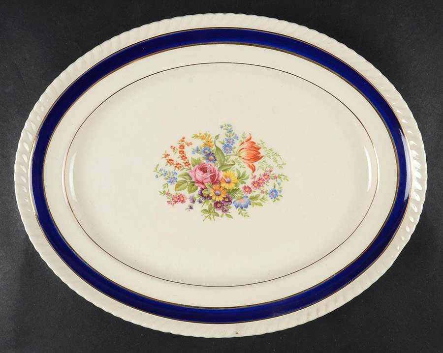 Ranelagh 12" Oval Serving Platter by Johnson Brothers-1