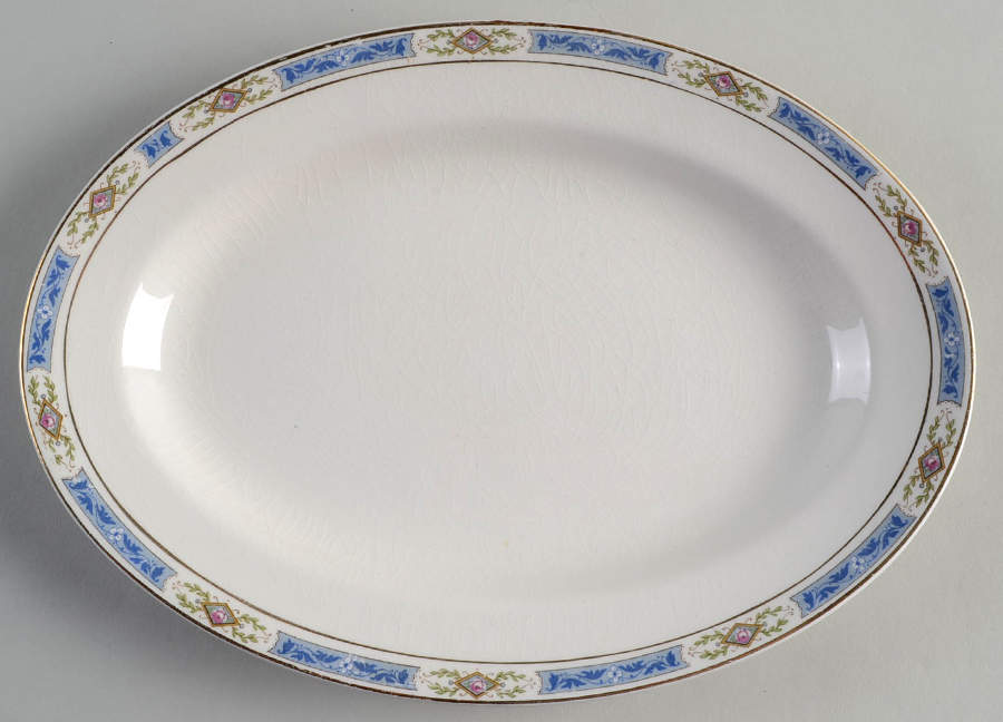 JB78 10" Oval Serving Platter by Johnson Brothers-1