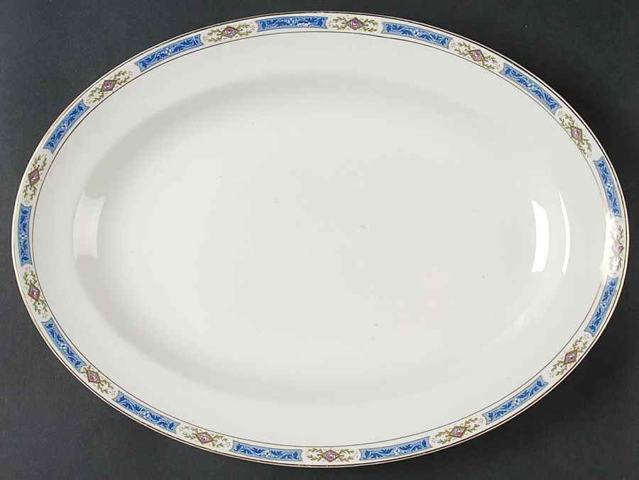 JB78 14" Oval Serving Platter by Johnson Brothers-1