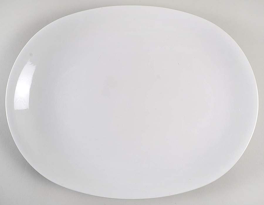 White Cloud 16" Oval Serving Platter by Johnson Brothers-1