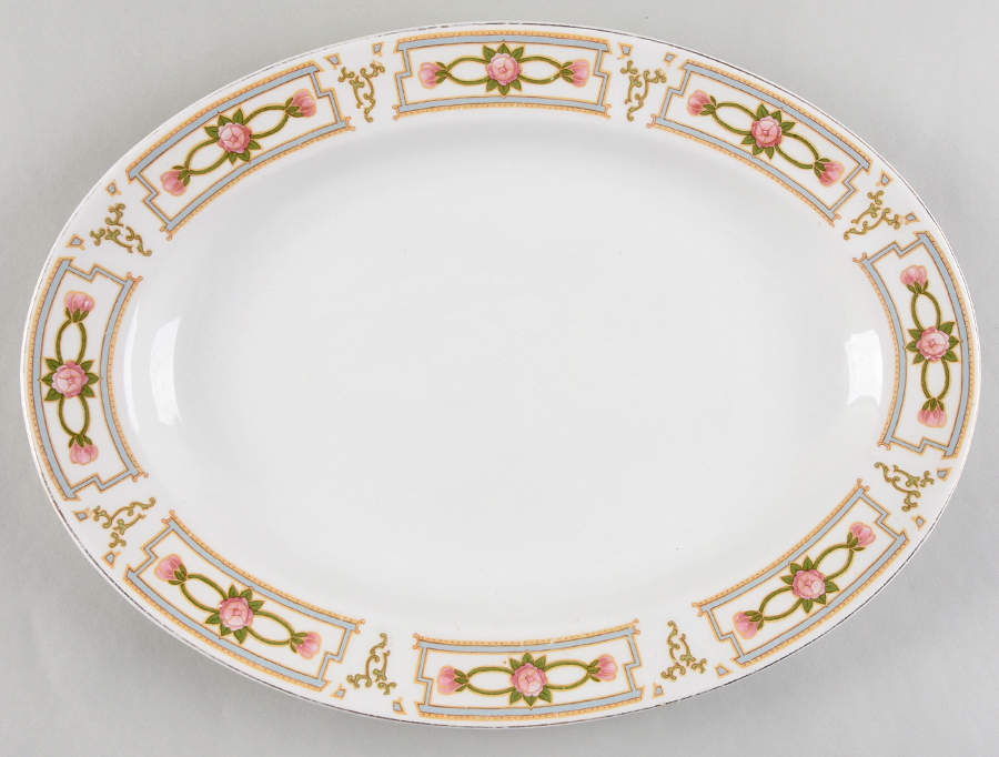 JB92 12" Oval Serving Platter by Johnson Brothers-1