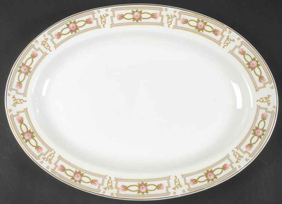 JB92 14" Oval Serving Platter by Johnson Brothers-1