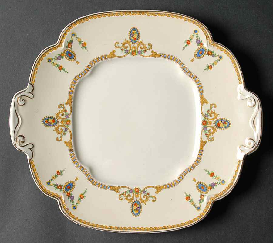 The Jewel Square Handled Cake Plate by Johnson Brothers-1