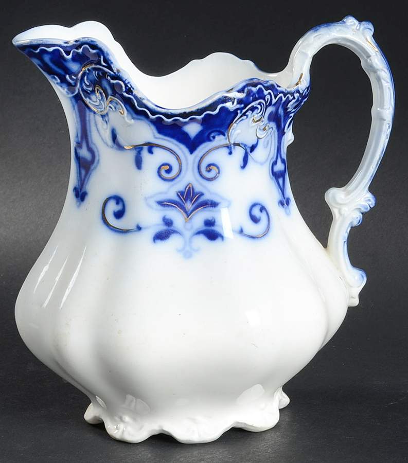 The Jewel (Flow Blue) 32 Oz Pitcher by Johnson Brothers-1