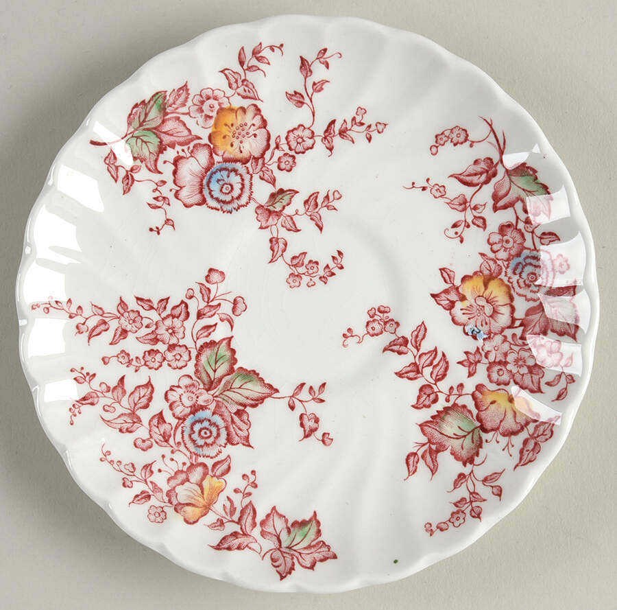 Jolie Pink Mulitcolor Saucer by Johnson Brothers-1