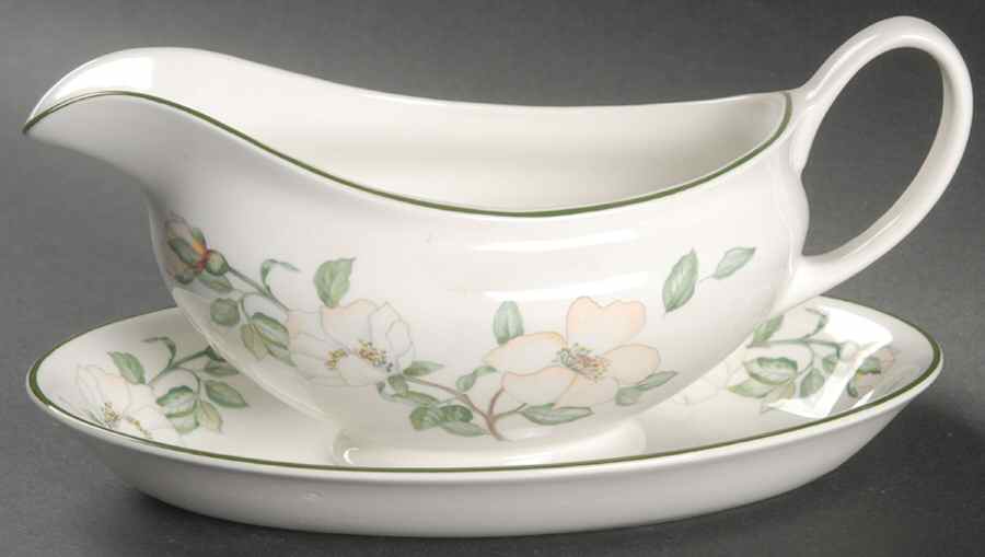 Juliette Gravy Boat & Underplate by Johnson Brothers-1