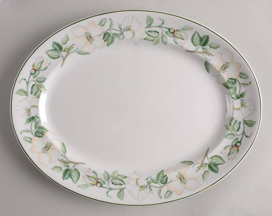 Juliette 14" Oval Serving Platter by Johnson Brothers-1