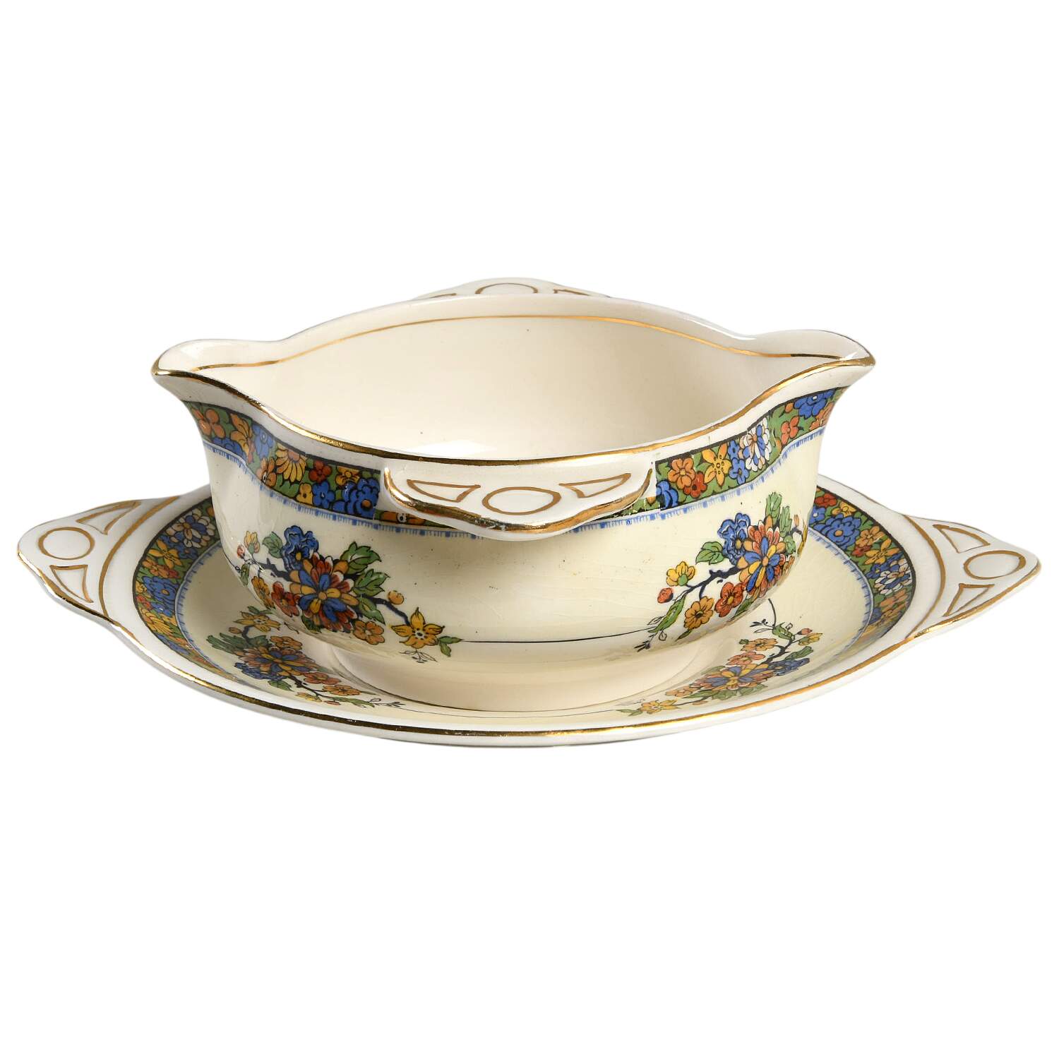 Kashan Gravy Boat & Underplate by Johnson Brothers-1