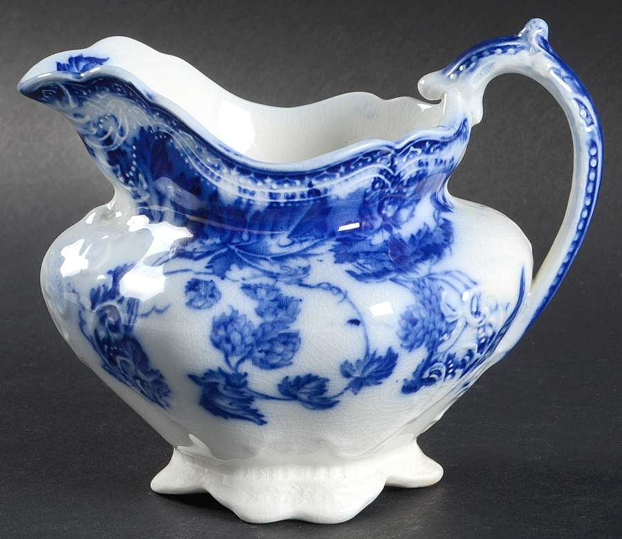 Kenworth (Flow Blue) Creamer by Johnson Brothers-1