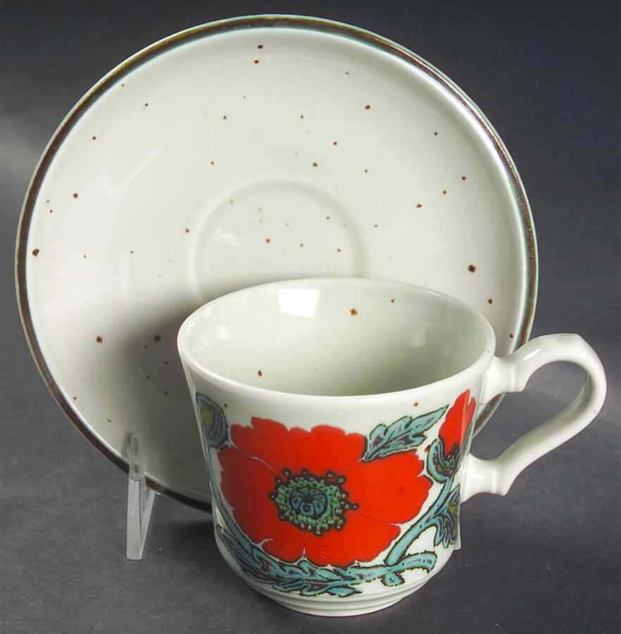 Kings Road Flat Cup & Saucer Set by Johnson Brothers-1