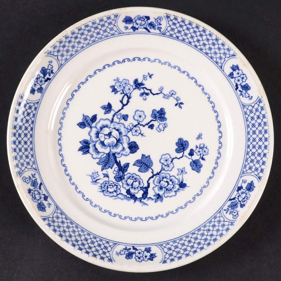 Kyoto Blue and White Bread & Butter Plate by Johnson Brothers-1