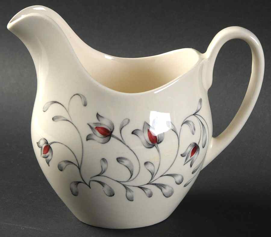 Lace (Gray & Pink) Creamer by Johnson Brothers-1