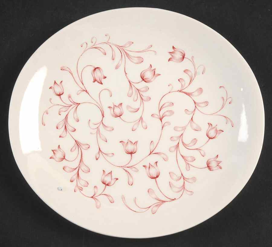 Lace (Pink) Bread & Butter Plate by Johnson Brothers-1