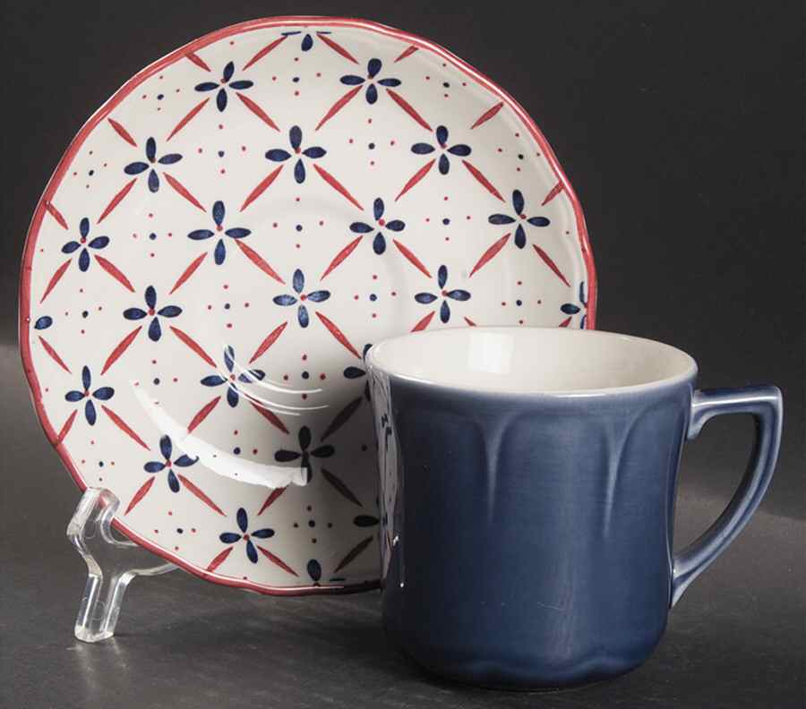La Rochelle Flat Cup & Saucer Set by Johnson Brothers-1
