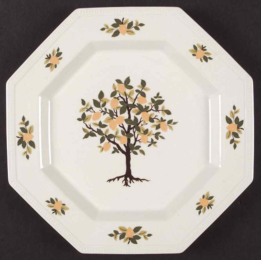 Lemon Tree (Heritage, Octagonal) Dinner Plate by Johnson Brothers-1