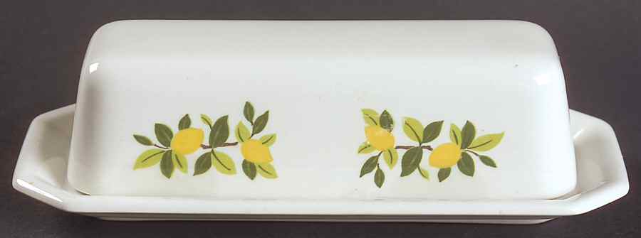 Lemon Tree (Heritage, Octagonal) 1/4 Lb Covered Butter by Johnson Brothers-1