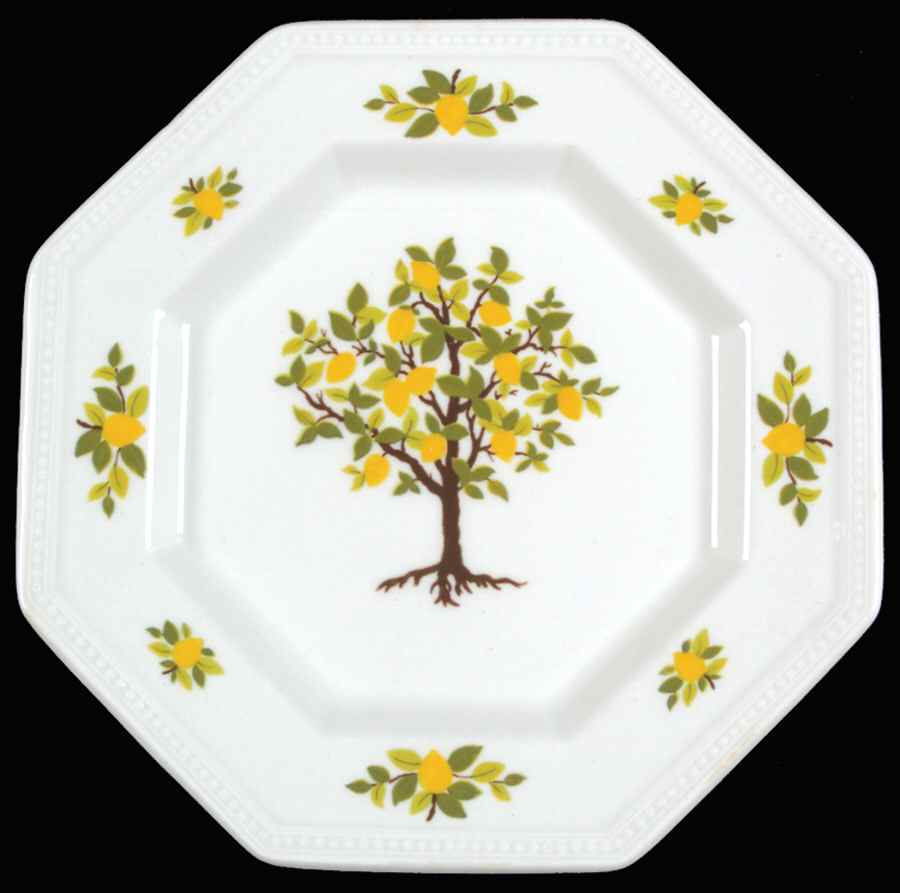 Lemon Tree (Heritage, Octagonal) Bread & Butter Plate by Johnson Brothers-1