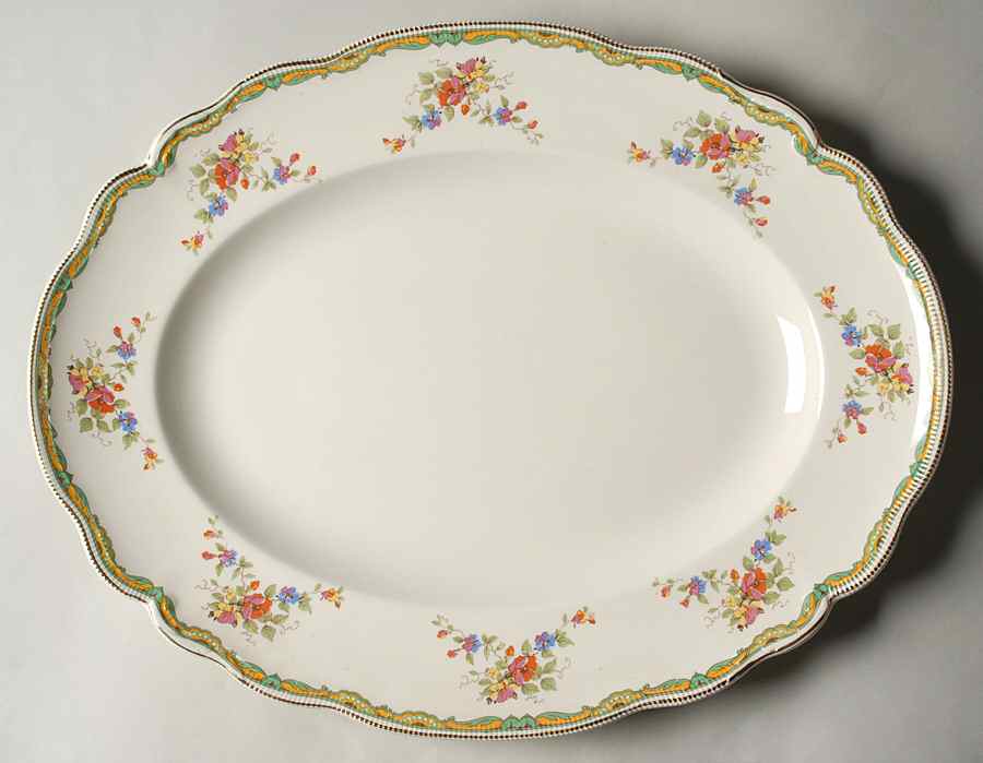 Lichfield 16" Oval Serving Platter by Johnson Brothers-1