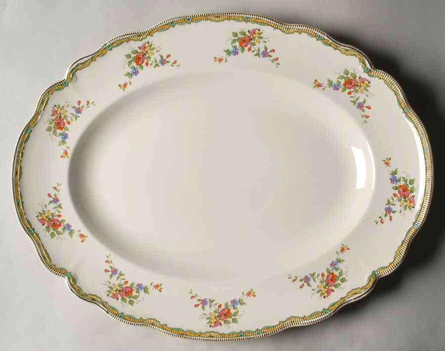 Lichfield 17" Oval Serving Platter by Johnson Brothers-1