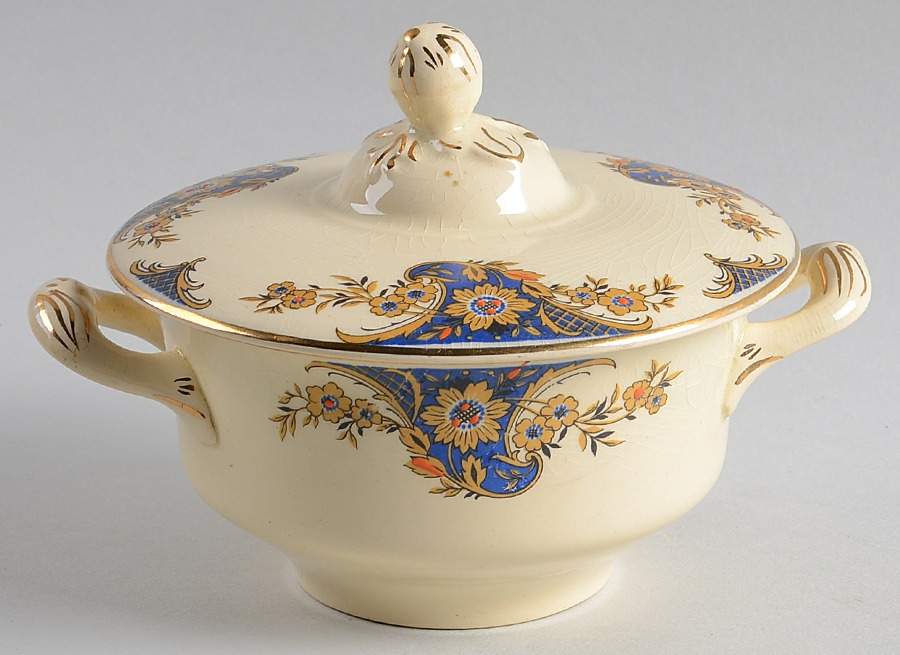 Lorna Sugar Bowl & Lid by Johnson Brothers-1