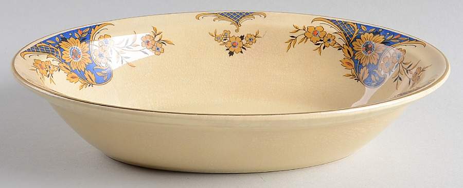 Lorna 9" Oval Vegetable Bowl by Johnson Brothers-1