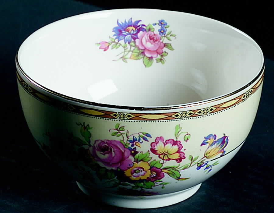 Lorraine Cranberry Bowl by Johnson Brothers-1