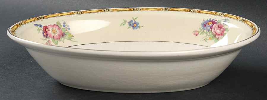 Lorraine 9" Oval Vegetable Bowl by Johnson Brothers-1