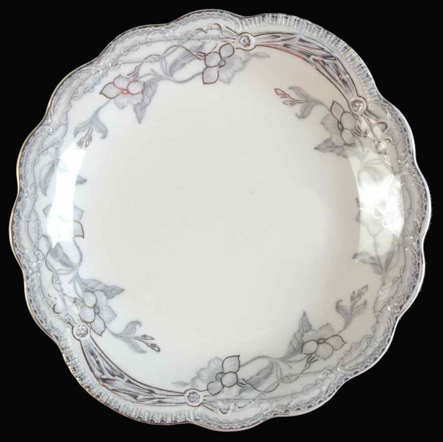 The Lothair (Blue, Gold Accents) Handled Cake Plate by Johnson Brothers-1
