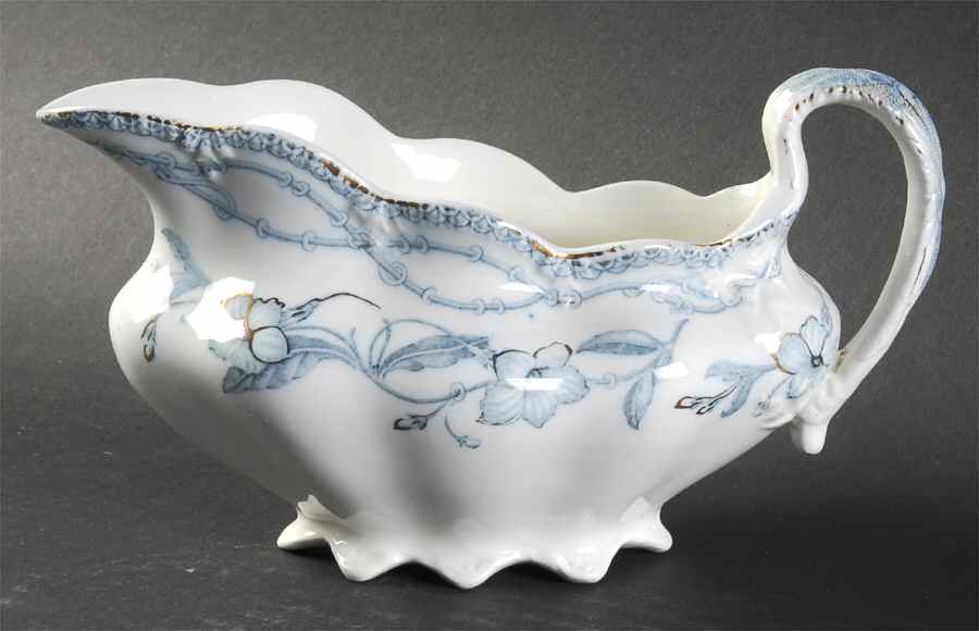 The Lothair (Blue, Gold Accents) Gravy Boat by Johnson Brothers-1