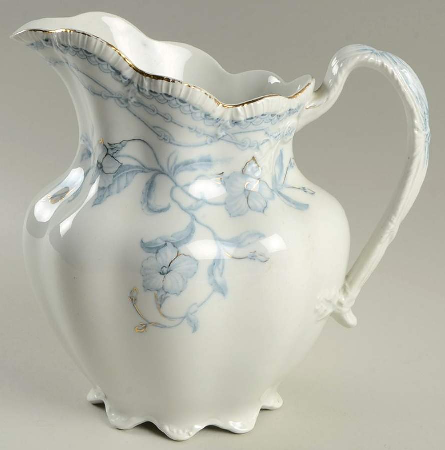 The Lothair (Blue, Gold Accents) 76 Oz Pitcher by Johnson Brothers-1