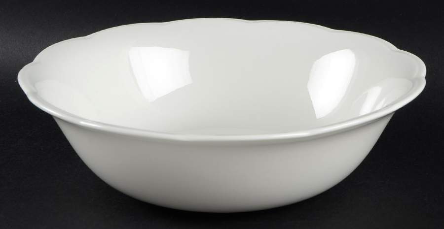 London White 8" Round Vegetable Bowl by Johnson Brothers-1