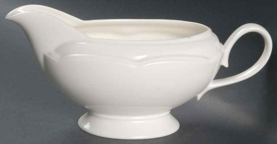 London White Gravy Boat by Johnson Brothers-1