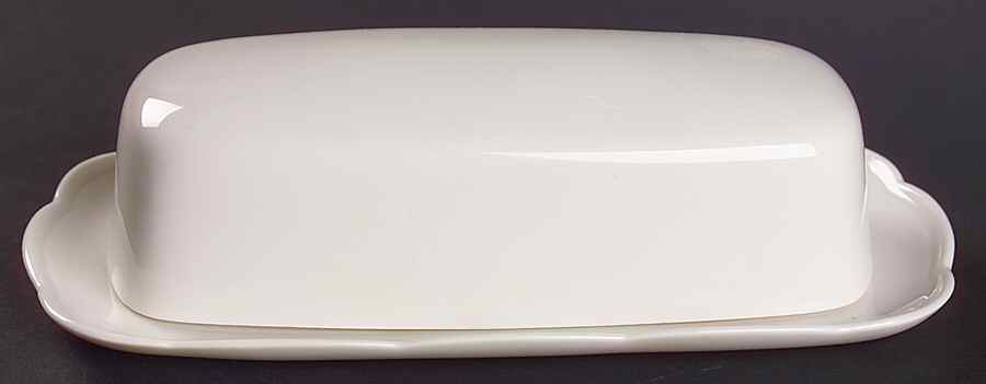 London White 1/4 Lb Covered Butter by Johnson Brothers-1