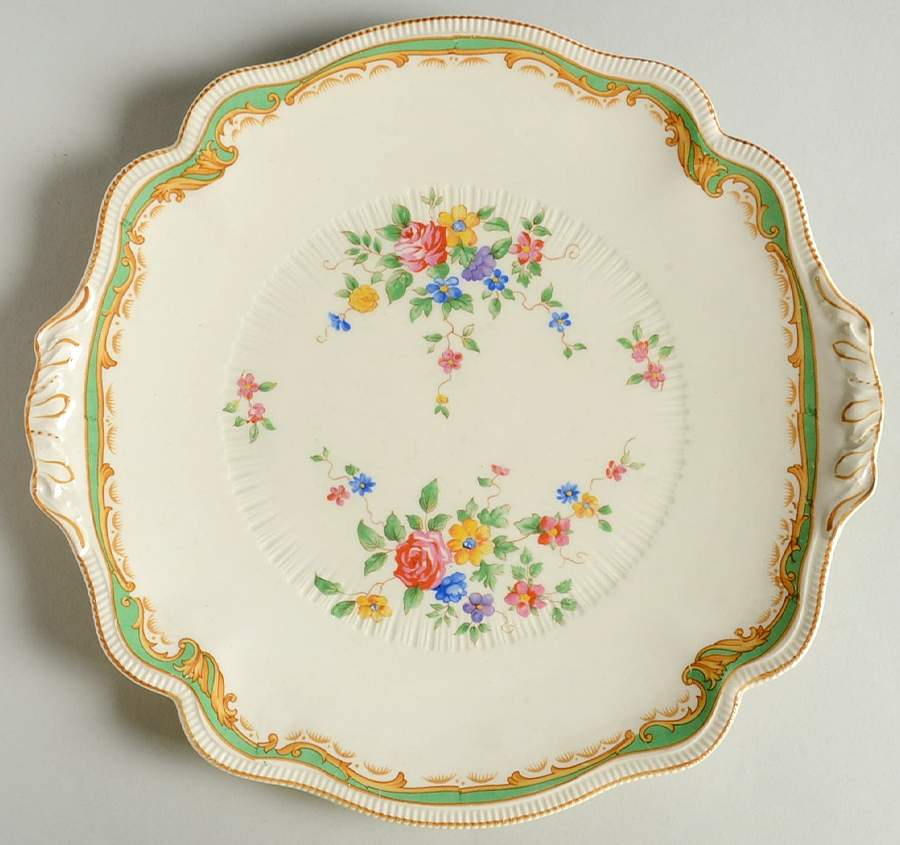 The Lucerne Handled Cake Plate by Johnson Brothers-1