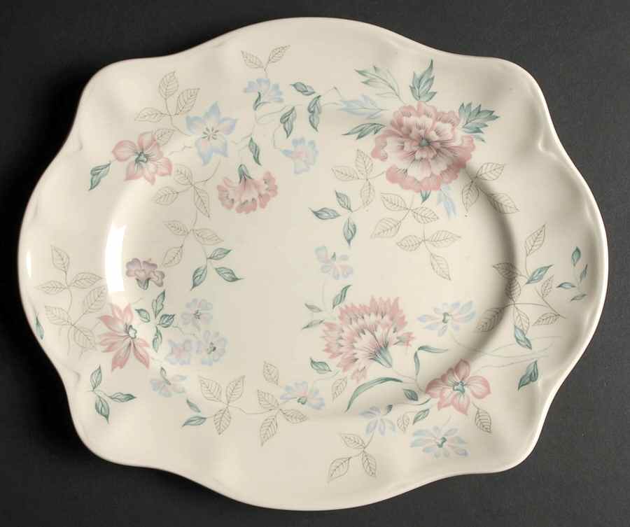 Lynton (Newer) 11" Oval Serving Platter by Johnson Brothers-1