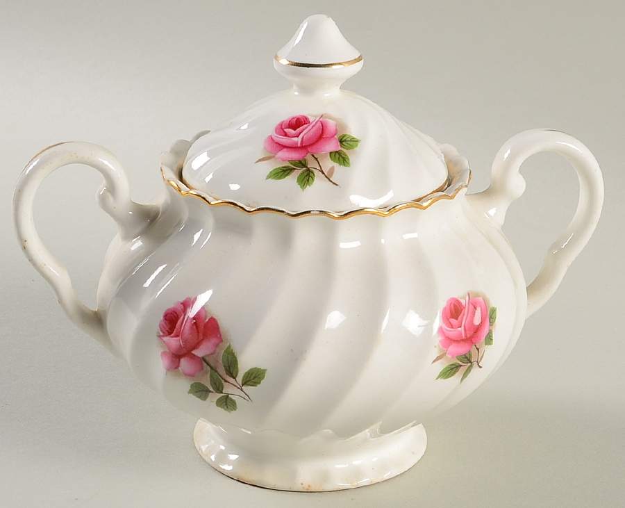 Lynmere Sugar Bowl & Lid by Johnson Brothers-1
