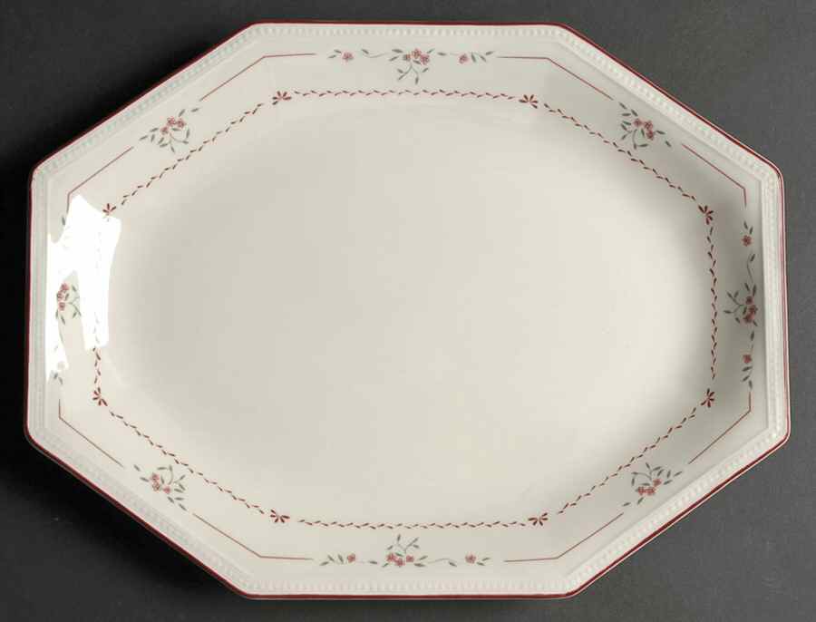 Madison (Heritage Octagonal) 13" Oval Serving Platter by Johnson Brothers-1