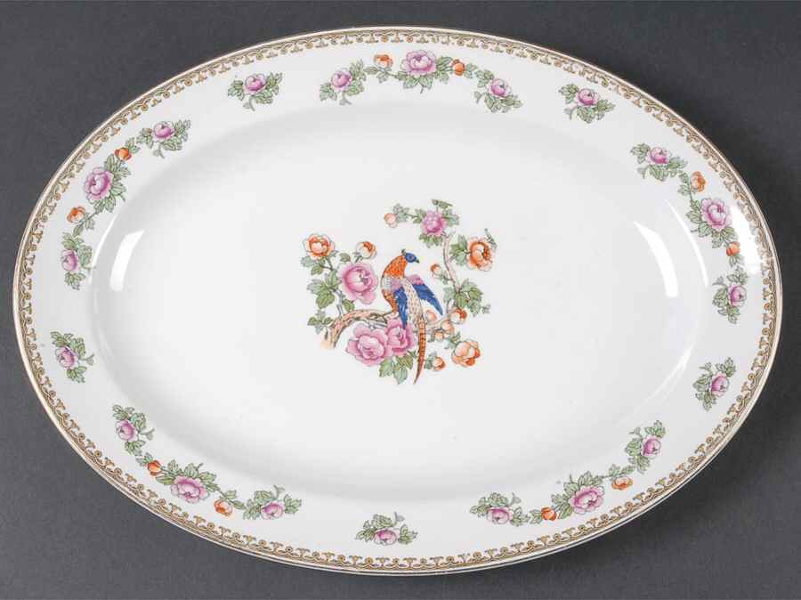 The Madras 14" Oval Serving Platter by Johnson Brothers-1