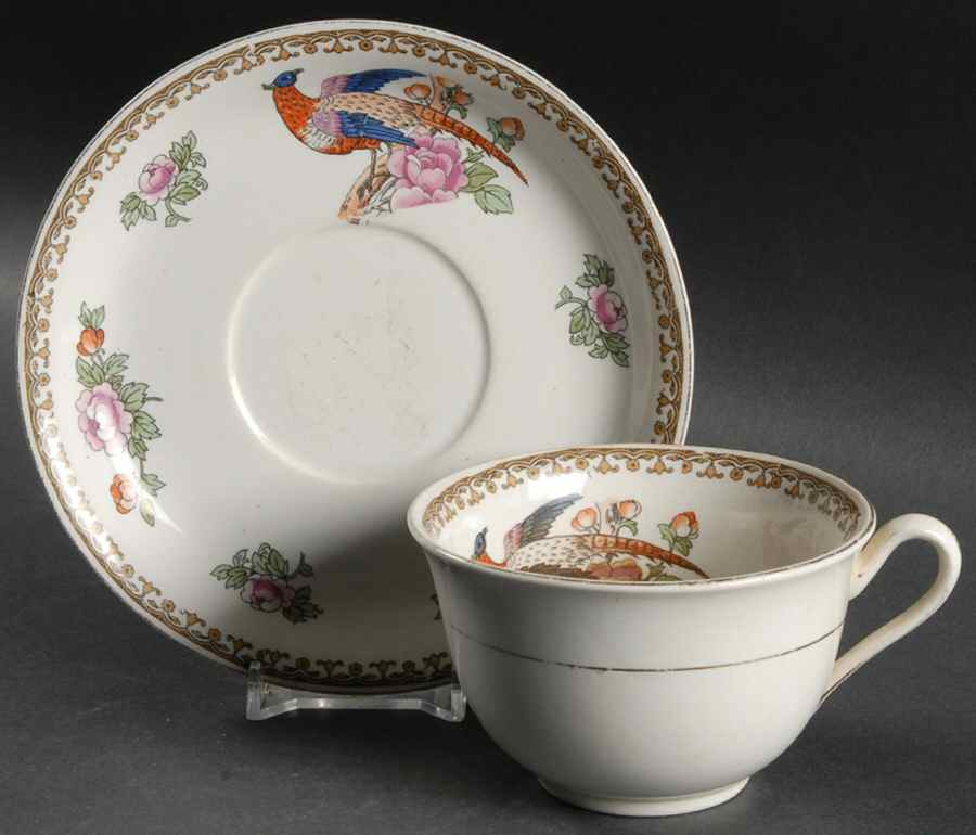 The Madras Oversized Cup & Saucer Set by Johnson Brothers-1