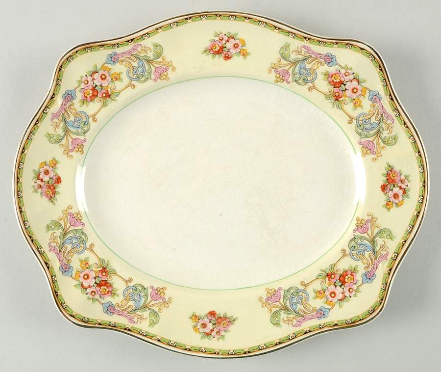 Malaga 10" Oval Serving Platter by Johnson Brothers-1
