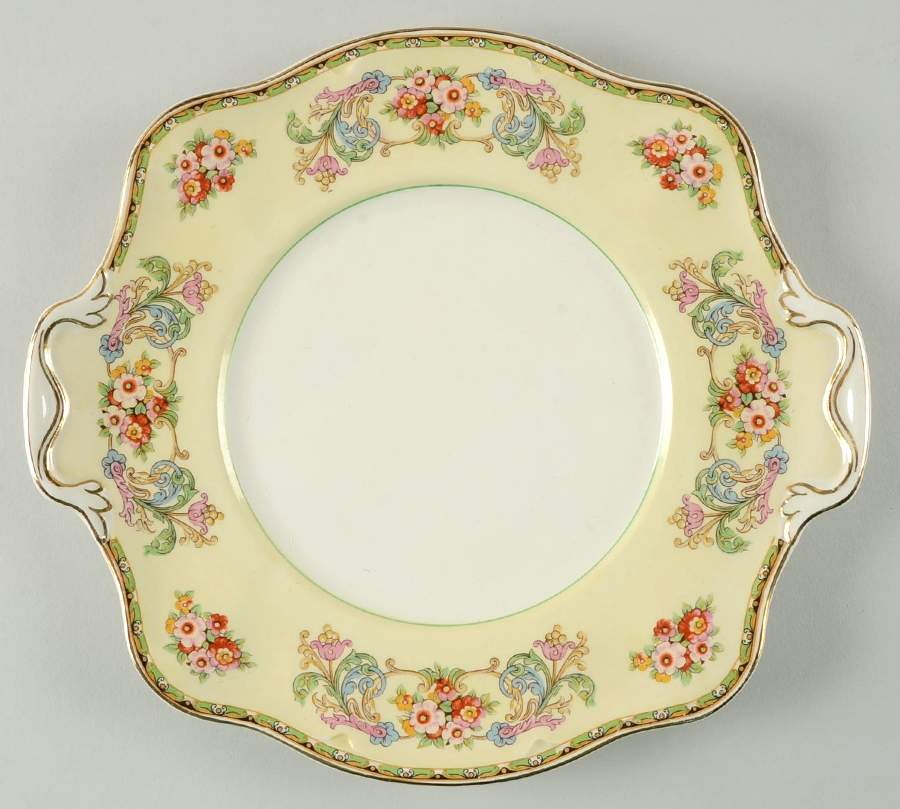 Malaga Square Handled Cake Plate by Johnson Brothers-1