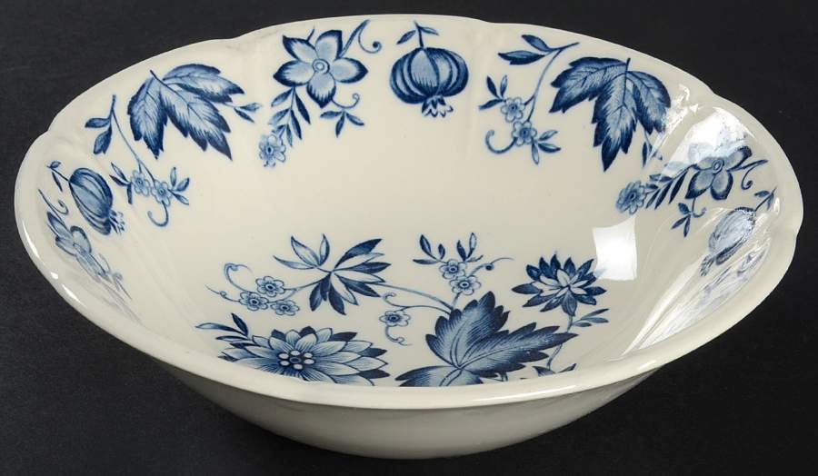 Malvern Blue Coupe Cereal Bowl by Johnson Brothers-1