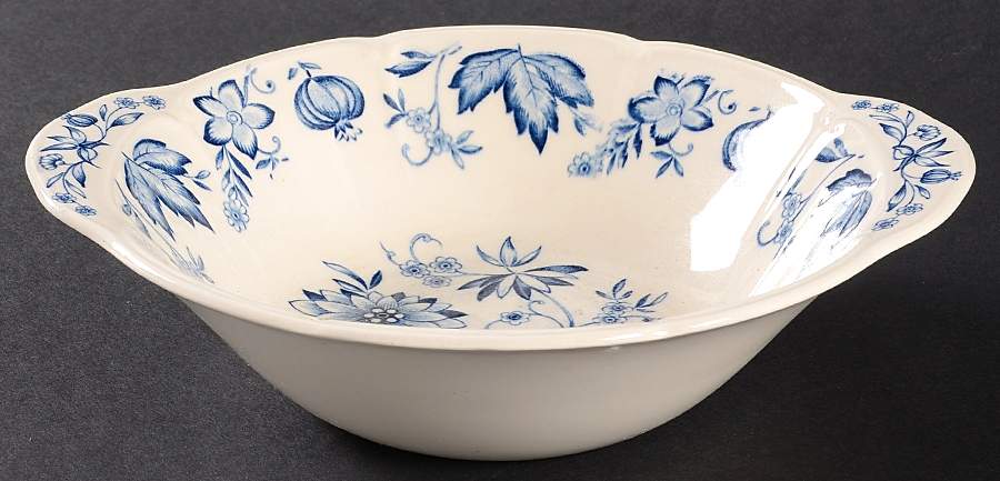 Malvern Blue Lugged Cereal Bowl by Johnson Brothers-1