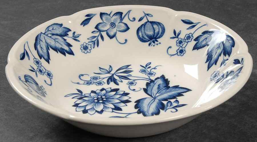 Malvern Blue Fruit/Dessert (Sauce) Bowl by Johnson Brothers-1