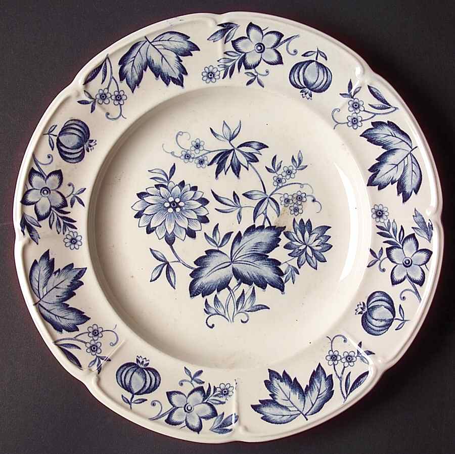 Malvern Blue Salad Plate by Johnson Brothers-1